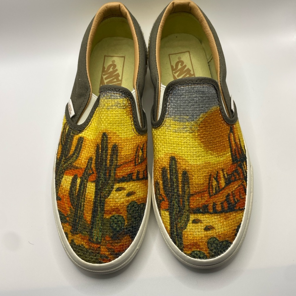 Vans Classic Slip-On Cactus Tapestry Shoes